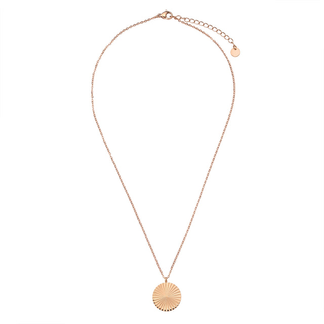 Collar y Dije Acero Inoxidable Enso Para Mujer EJN3368R Rosado