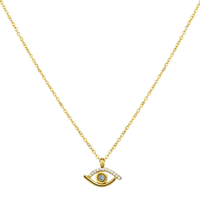 Collar y Dije de Acero Inoxidable Enso Para Mujer EJN3397G