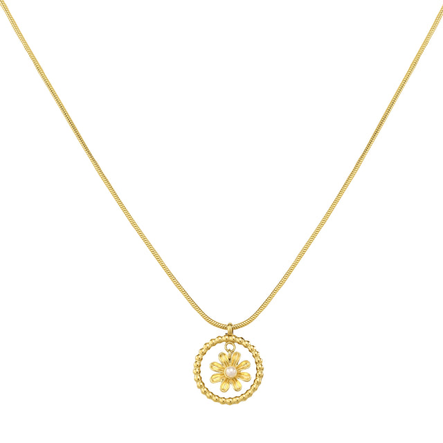 Collar y Dije de Acero Inoxidable Enso Para Mujer EJN3398G