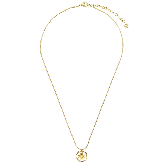 Collar y Dije de Acero Inoxidable Enso Para Mujer EJN3398G