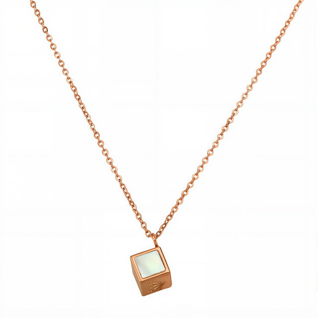 Collar y Dije de Acero Inoxidable Enso Para Mujer EJN3399R