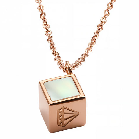 Collar y Dije de Acero Inoxidable Enso Para Mujer EJN3399R