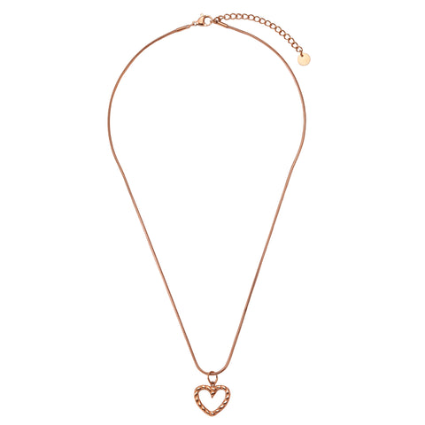 Collar y Dije de Acero Inoxidable Enso Para Mujer EJN3400R