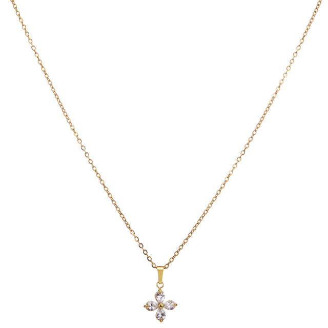 Collar y Dije Enso Para Mujer EJN3432G Dorado