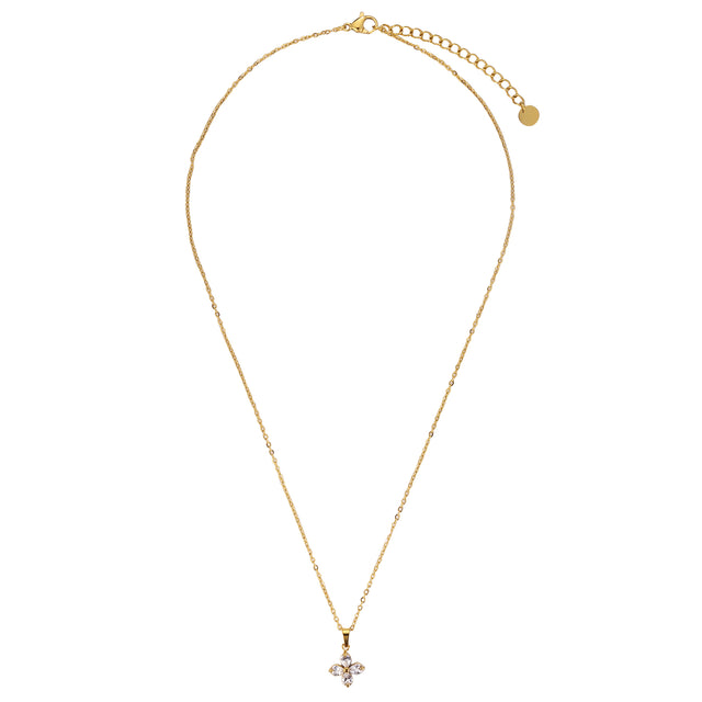 Collar y Dije Enso Para Mujer EJN3432G Dorado
