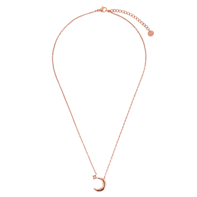 Collar y Dije Enso Para Mujer EJN3440R Rosado
