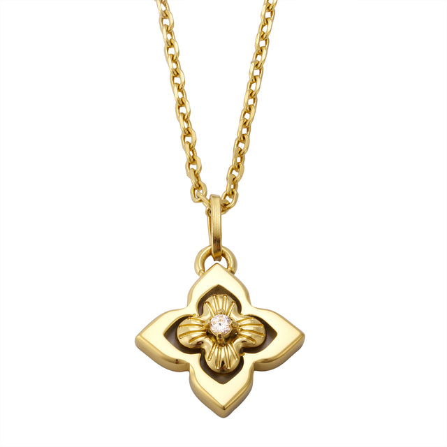 Collar y Dije Enso Para Mujer EJN3475G Dorado