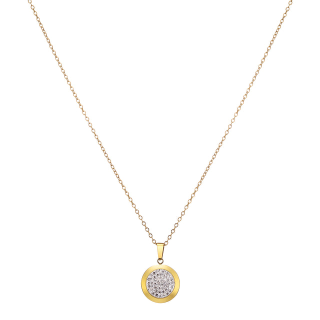 Collar y Dije Enso Para Mujer EJN3480G Dorado