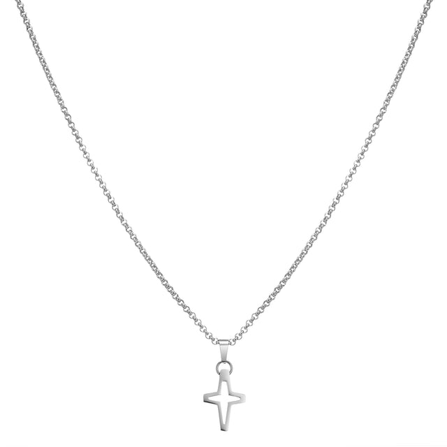 Collar y Dije Enso Para Mujer EJN3482S Plata