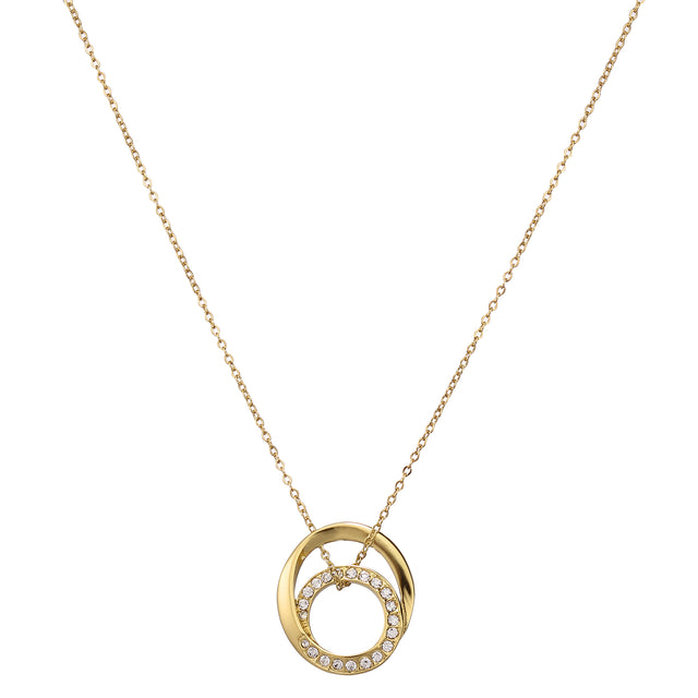 Collar y Dije Enso Para Mujer EJN3519G Dorado