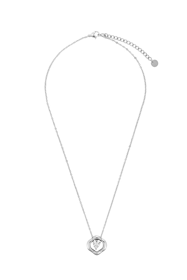 Collar y Dije Enso Para Mujer EJN3520S Acero