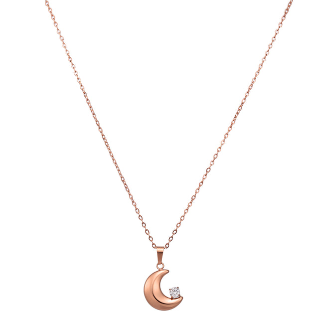 Collar y Dije Enso Para Mujer EJN3521R Rosado