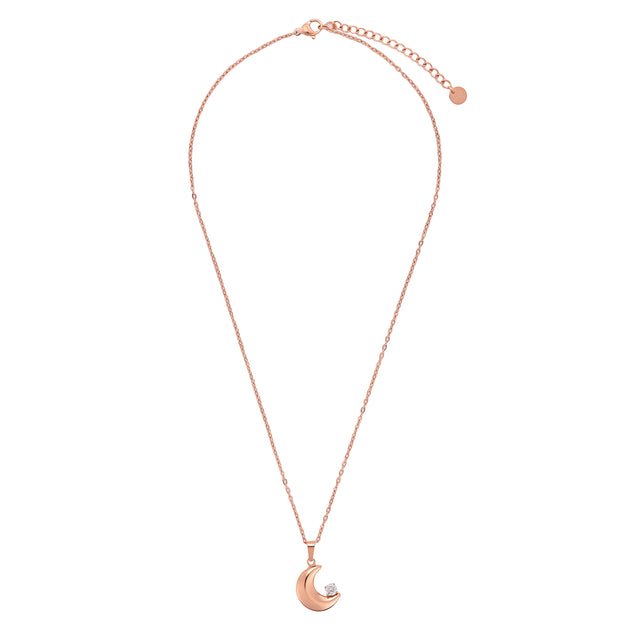 Collar y Dije Enso Para Mujer EJN3521R Rosado