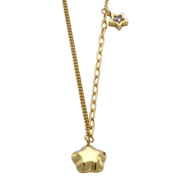 Collar y Dije Enso Para Mujer EJN3554G Dorado