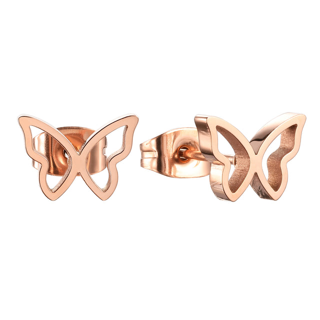 Set de Aretes Enso Acero Inoxidable Mujer EJS3338R color Oro Rosa