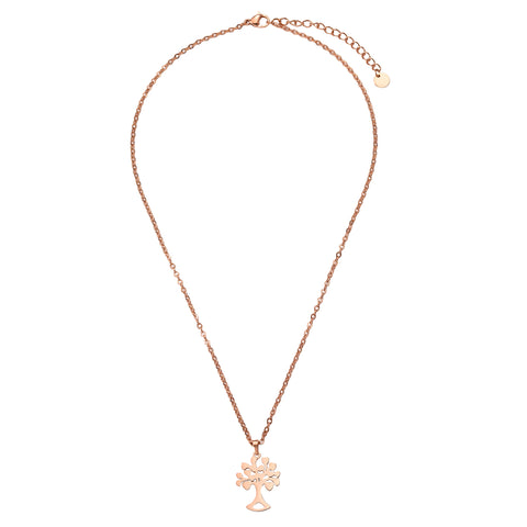 Set de Collar y Aretes de Acero Inoxidable Enso Para Mujer EJS3403R