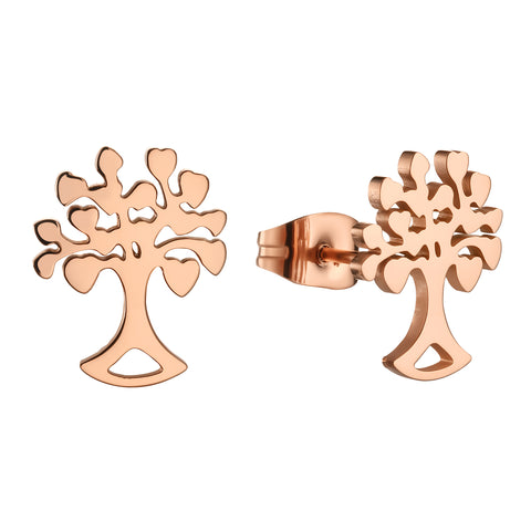 Set de Collar y Aretes de Acero Inoxidable Enso Para Mujer EJS3403R