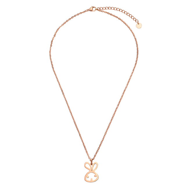 Set de Collar y Aretes de Acero Inoxidable Enso Para Mujer EJS3404R