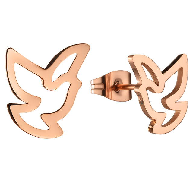 Set de Collar y Aretes de Acero Inoxidable Enso Para Mujer EJS3407R