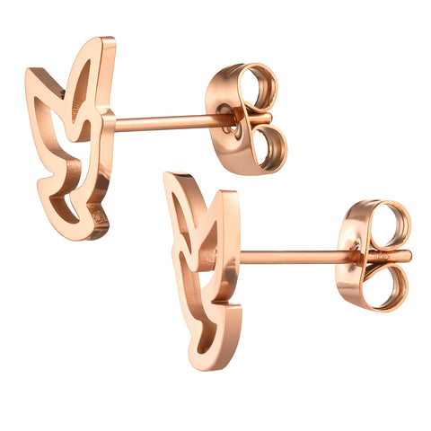 Set de Collar y Aretes de Acero Inoxidable Enso Para Mujer EJS3407R