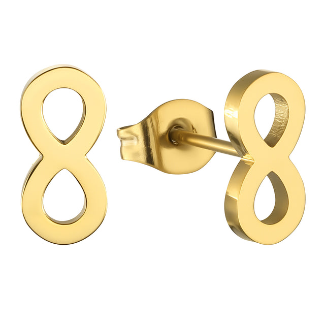 Set de Collar y Aretes de Acero Inoxidable Enso Para Mujer EJS3408G Dorado