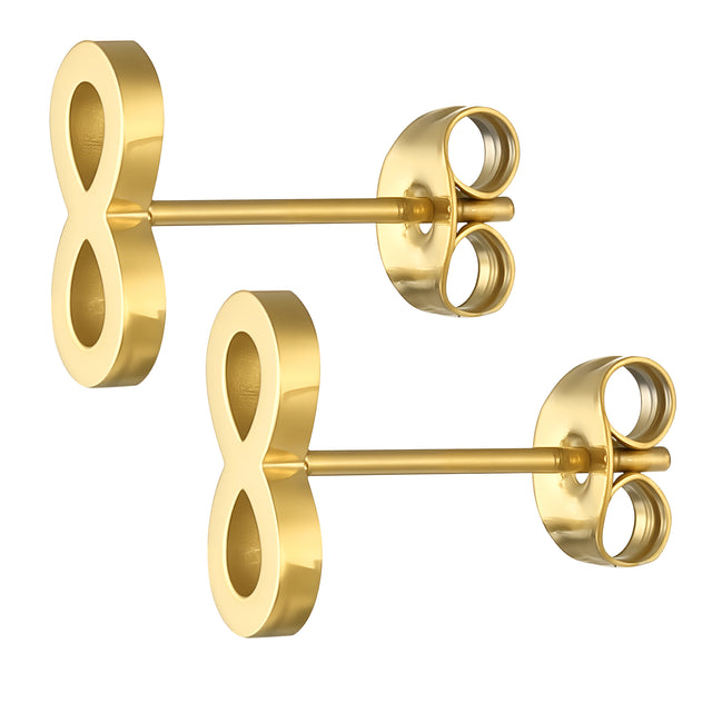 Set de Collar y Aretes de Acero Inoxidable Enso Para Mujer EJS3408G Dorado