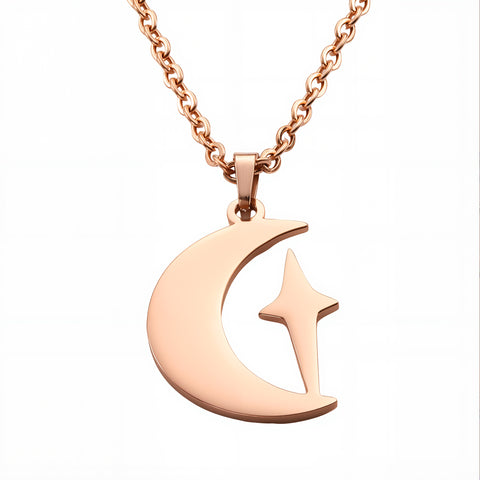 Set de Collar y Aretes de Acero Inoxidable Enso Para Mujer EJS3412R