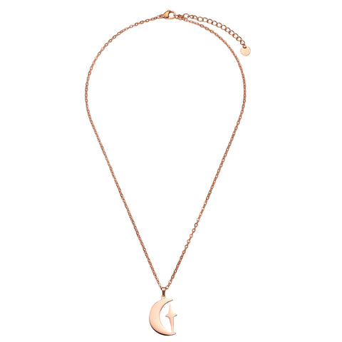 Set de Collar y Aretes de Acero Inoxidable Enso Para Mujer EJS3412R