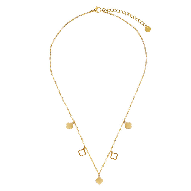 Set de Collar y Aretes Enso Para Mujer EJS3461G Dorado