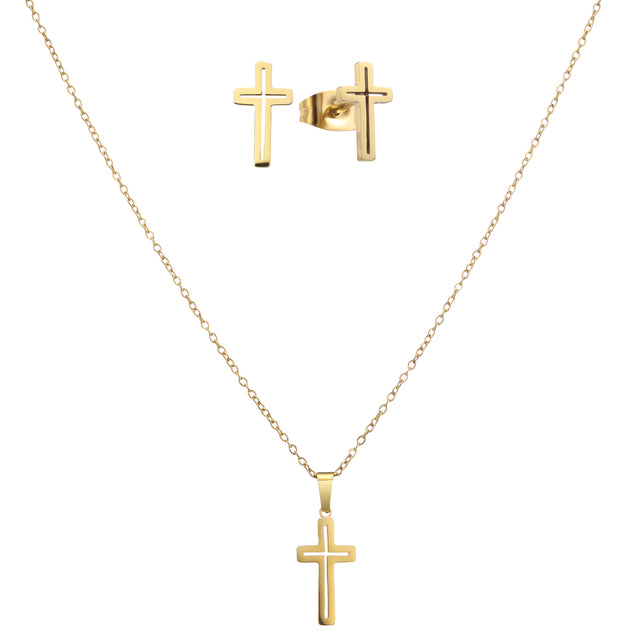 Set de Aretes Enso Para Mujer EJS3496G Dorado