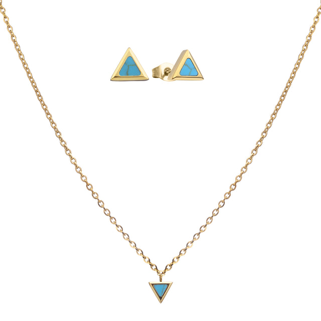 Set de Aretes Enso Para Mujer EJS3500G Dorado