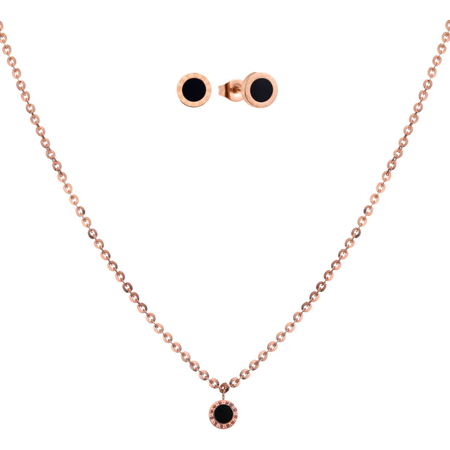 Set de Aretes Enso Para Mujer EJS3503R Rosado