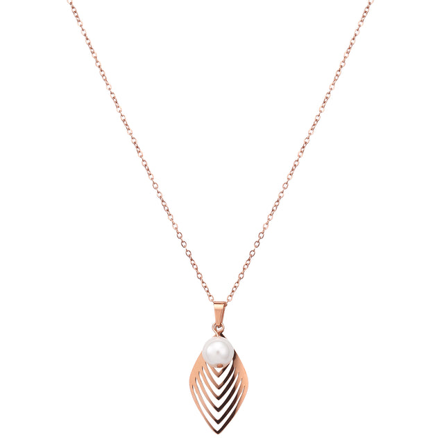 Set de Collar y Aretes Enso Para Mujer EJS3533R Rosado