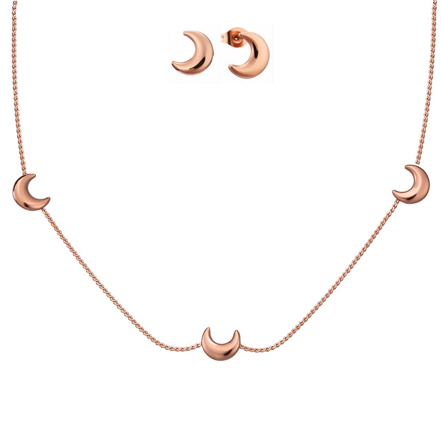 Set de Collar y Aretes Enso Para Mujer EJS3536R Rosado