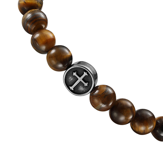 Pulsera de Acero Inoxidable Enso para Hombre EM0043BR Café