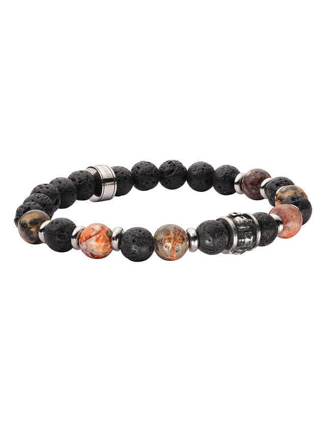 Pulsera Enso Acero Inoxidable Para Hombre EMB136B Color Negro