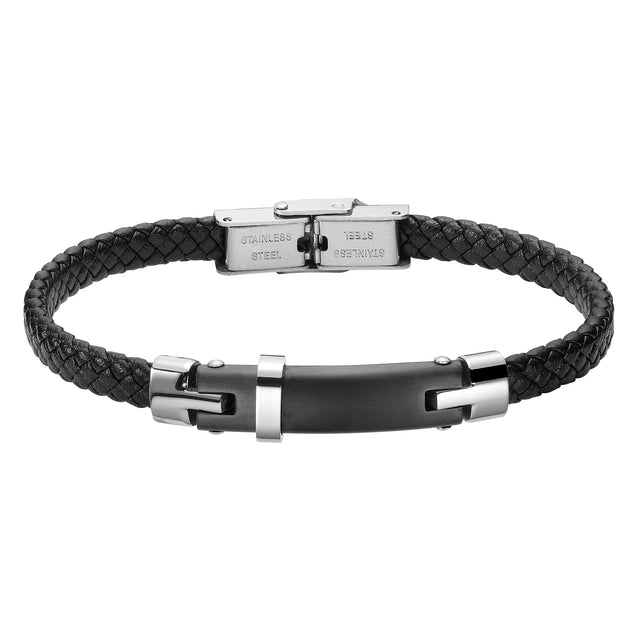 Pulsera Enso Acero Inoxidable Para Hombre EMB159B Negro