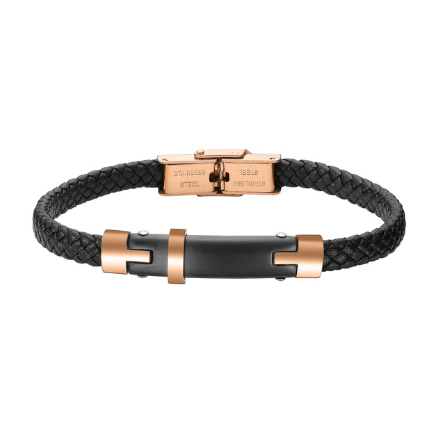 Pulsera Enso Acero Inoxidable Para Hombre EMB160B Negro