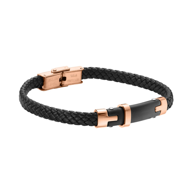 Pulsera Enso Acero Inoxidable Para Hombre EMB160B Negro