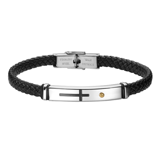 Pulsera Enso Acero Inoxidable Para Hombre EMB163B Negro