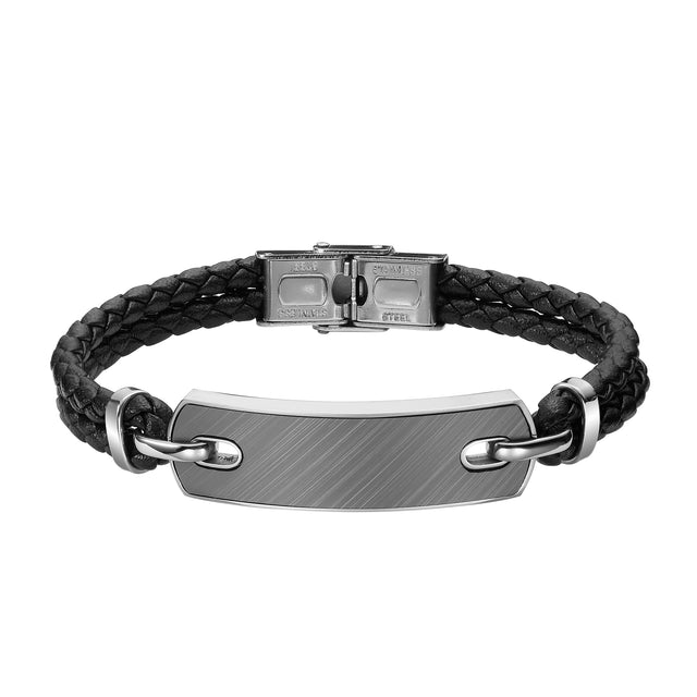 Pulsera Enso Acero Inoxidable Para Hombre EMB166B Negro