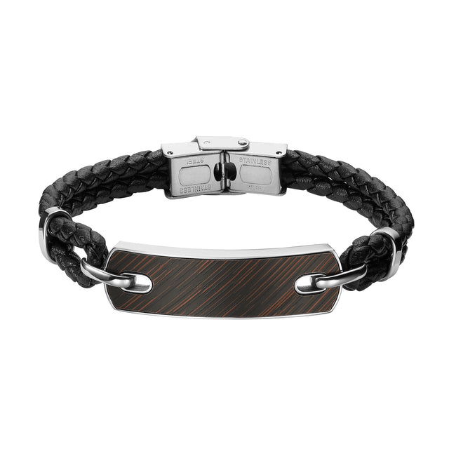 Pulsera Enso Acero Inoxidable Para Hombre EMB167B Negro