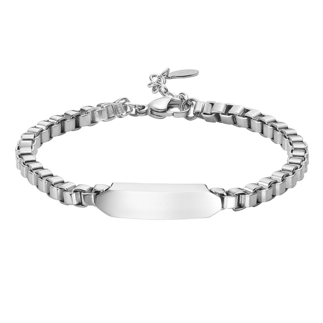 Pulsera Enso Acero Inoxidable Para Hombre EMB171S Plateado
