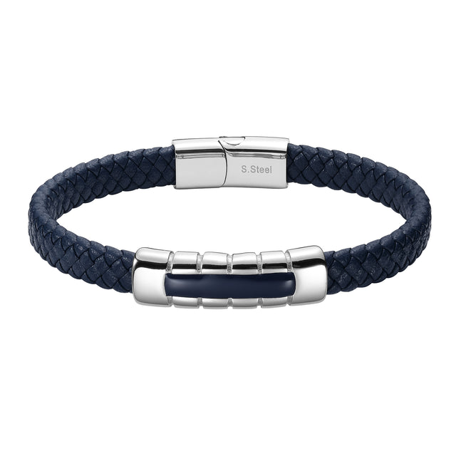 Pulsera Enso Acero Inoxidable Para Hombre EMB173BL Azul