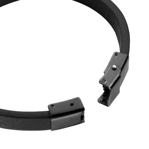Pulsera de Acero Inoxidable Enso Para Hombre EMB187B Negro