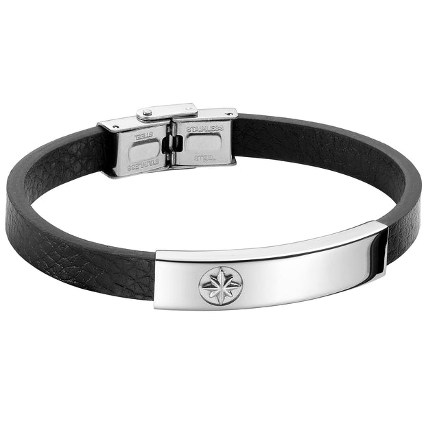Pulsera de Acero Inoxidable Enso Para Hombre EMB188S Negro
