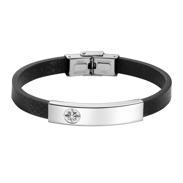 Pulsera de Acero Inoxidable Enso Para Hombre EMB188S Negro