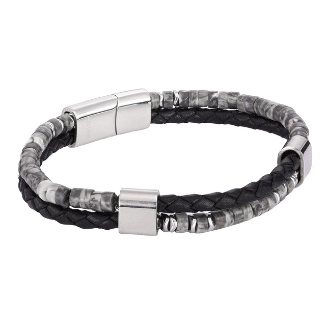 Pulsera Enso Para Hombre EMB229B Negro