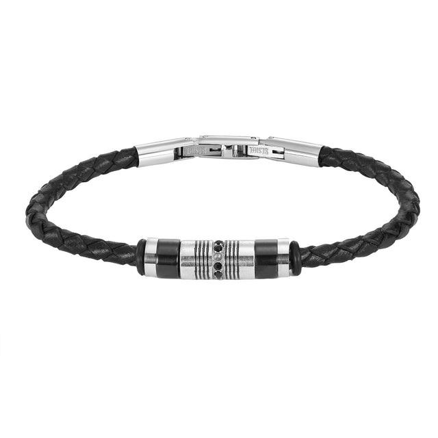Pulsera Enso Para Hombre EMB234B Negro