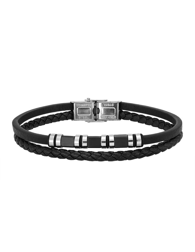 Pulsera Enso Para Hombre EMB266B Negro
